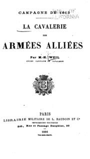 Campagne de 1813: la cavalerie des armées alliées. - Guida alla classe del gioco spaccatura.