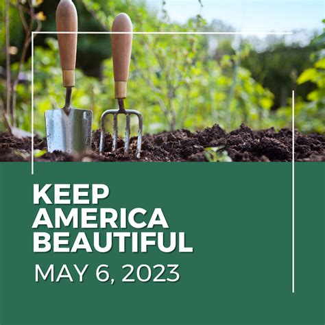 Campbell to help Keep America Beautiful on May 6