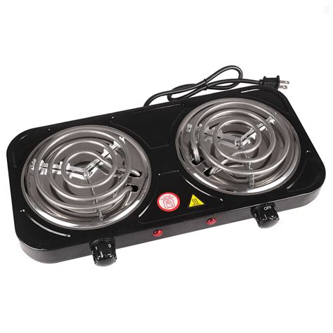 Camping / portable electric double hot plate hob eBay