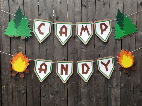 Camping Banner - Etsy