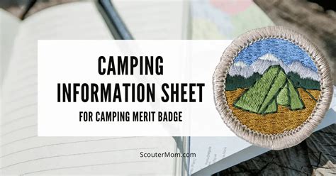 Camping MB Requirement 9b - SCOUTER Forum