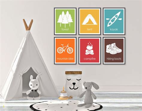 Camping Theme Wall Decor - Etsy