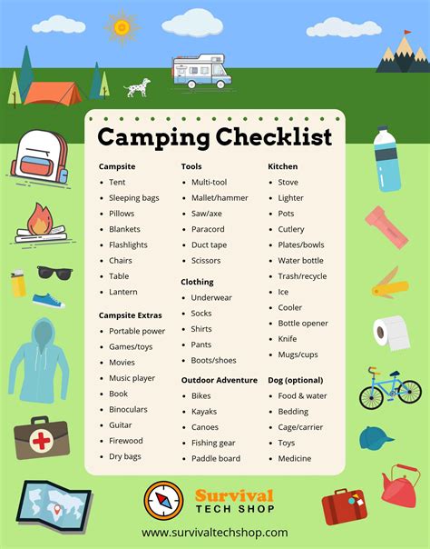 With our ultimate RV camping checklist, you’ll be well-prepared for your next adventure. From RV essentials to kitchen supplies, clothing, personal items, and outdoor gear, we’ve covered everything you need for a memorable and stress-free trip. Remember to customize the checklist based on your specific needs and preferences.. 