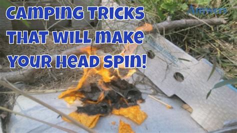 Camping tricks that will make your head spin.  R&eacute;servez votre s&eacute...