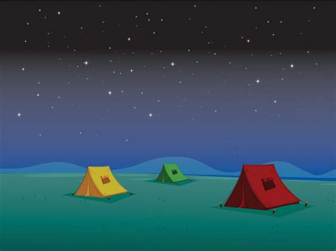 CampingTheme Powerpoint Template Powerpoint presentation templates