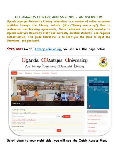 Campus Access Guide