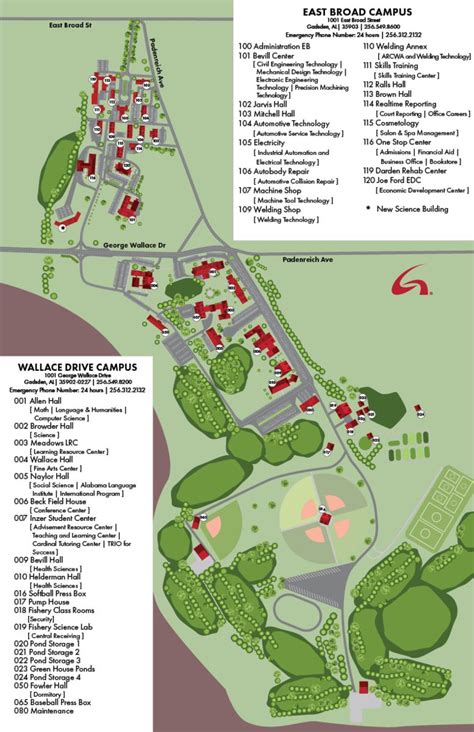 Campus Locations and Maps Gadsden State Community College