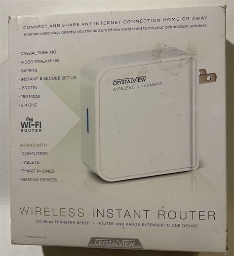 Can`t install my crystalview instant router and range extender?