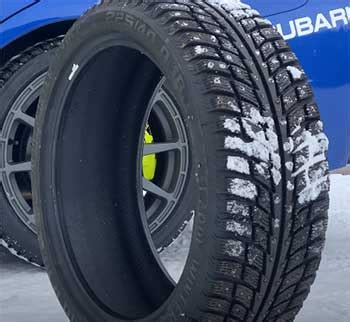 Can Blizzak tires be studded?