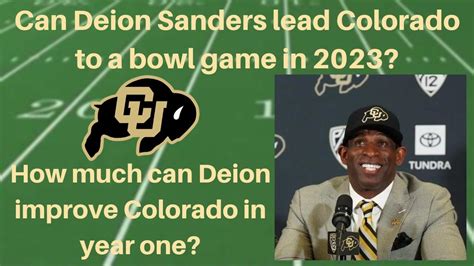 Can Deion Sanders lead the Buffs to 2 more wins for bowl eligibility?