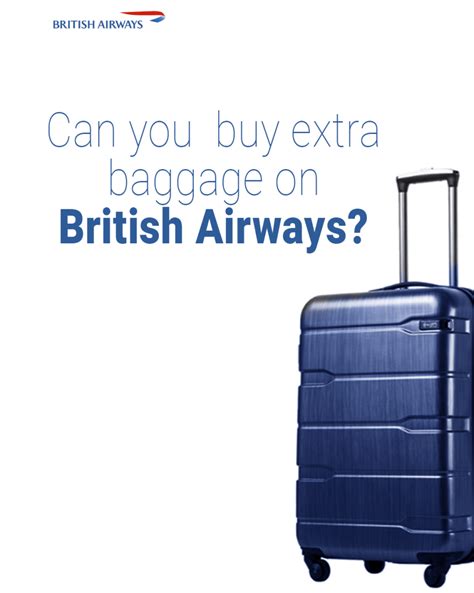 Can I Buy Extra Baggage On British Airways? - Travel Closely