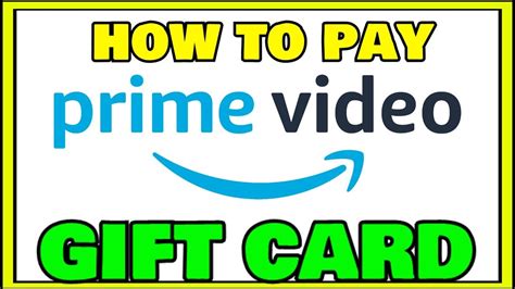 Can I Pay For Amazon Prime With Gift Card