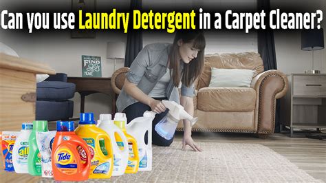 Can I Use Laundry Detergent in Carpet Cleaner? - Home Zesty