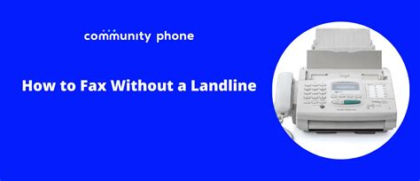 Can I fax from my PC without a landline? - community.hp.com