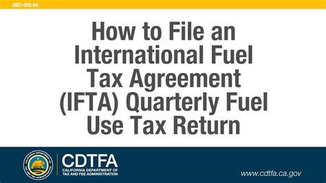 Can I file my quarterly fuel tax IFTA-100 online? - revenue …