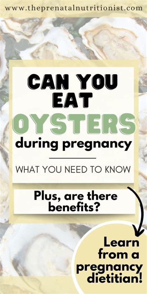 Can Pregnant Women Eat Oysters? - Verywell Family