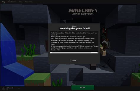 Can T Launch Old Versions Of Minecraft On Java Get This Message Each Time Minecraft