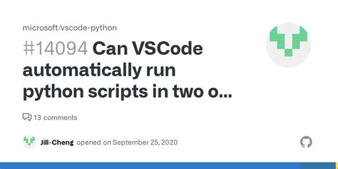 Can VSCode automatically run python scripts in two or more