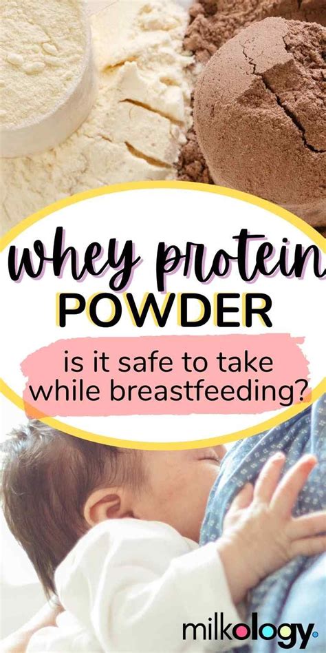 Can You Drink Whey Protein While Breastfeeding?