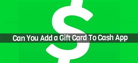 Can You Send Gift Card Money To Cash App