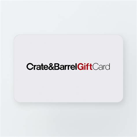 Can You Use Crate And Barrel Gift Card At Cb2