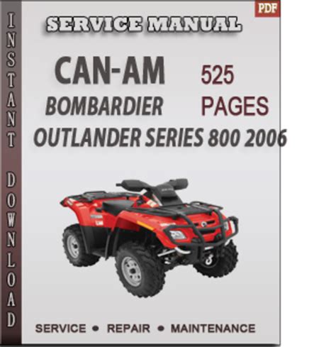 Can am outlander 800 service manual download. - Guida per tosaerba manuale di riparazione artigiano modello 917270682.
