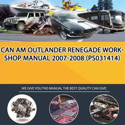 Can am outlander renegade service repair workshop manual 2007 2008. - Sergei rachmaninoff school of musicianship and technique a guide for keyboard performers.