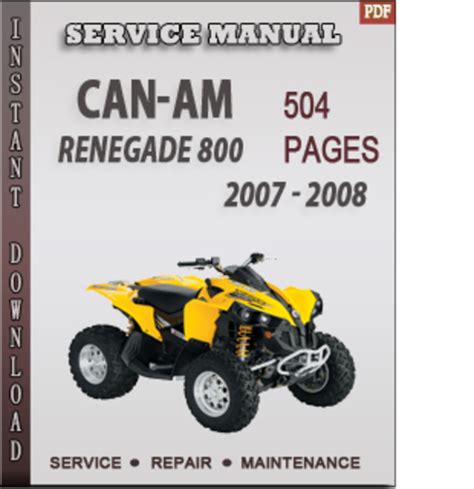 Can am renegade 800 2007 2008 hersteller werkstatt reparaturhandbuch. - Hawk cartridges reloading manual by fred d zeglin.