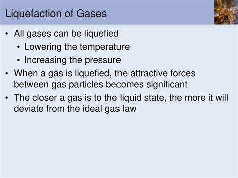 Can any gas be liquidified by lowering the temperature?