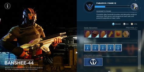 Can banshee 44 give exotics.  He&rsquo;ll give them an Exotic quest called A ...