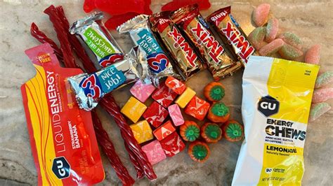Can candy replace running gels