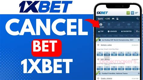 Can i cancel a bet on 1xbet