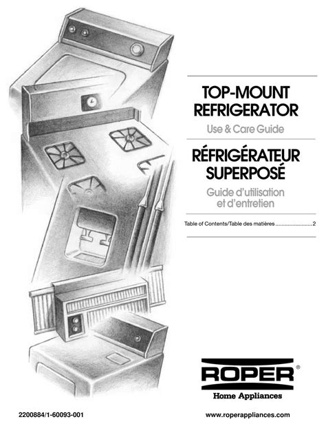 Can i get a roper refrigerator manual. - Manual for 97 yamaha 1100 waverunner 3.