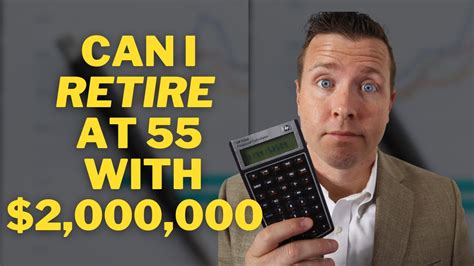 To retire early at 55 and live on investment income of $10