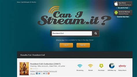Can i stream it. ‎The fastest and most awesome way to find streaming movies or TV shows to rent or buy, across most major services. Never waste time checking each individual service again! "It's like Kayak for streaming services." - Roberto Baldwin, Gizmodo.com 11/01/2011 Can I Stream It currently searches iTunes,… 