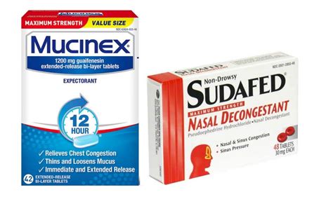 Can i take mucinex and sudafed. Things To Know About Can i take mucinex and sudafed. 