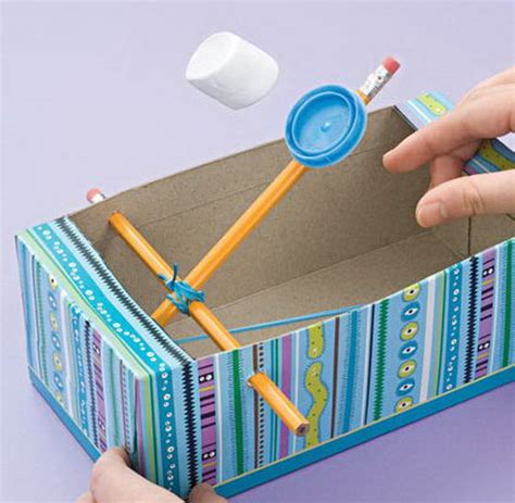 Cut cardboard for the floors. Then cut cardstock to cover the cardboard floors. Glue cardstock to the cardboard with a glue stick; do not glue the floor into the shoebox; just lay it down so it can be removed later. Now you have rooms. Stack the shoeboxes and press the hook-and-loop strips to hold the boxes in place.. 