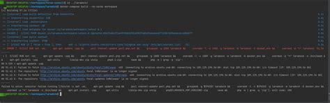 Can not build workspace container with command build