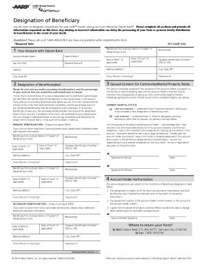 Can one designate a beneficiary for a savings account in Canada?