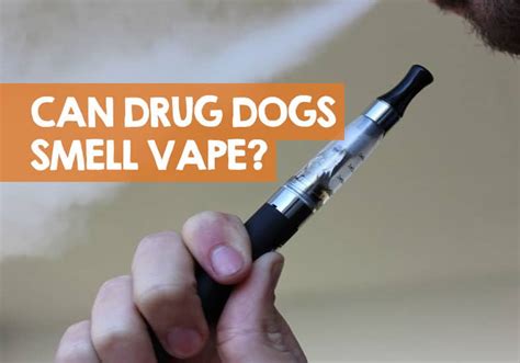 Can police dogs smell wax pens. Absolutely. Police or customs canines trained to sniff out cannabis or THC will still be able to do so if the drug is in a vape juice cartridge. I live in a border town USA/Mexico. I've crossed the border multiple times with a cart/battery pen and disposable pens. Never has the US customs or Mexico customs dog alerted. 