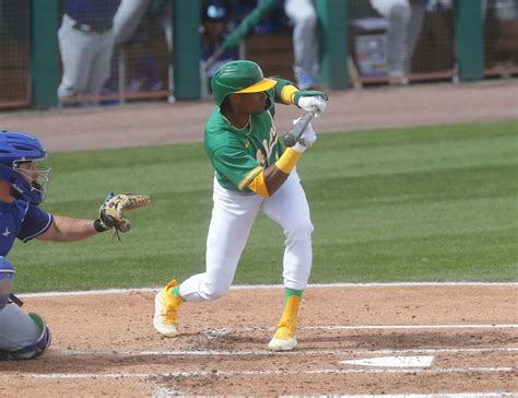 Can speedster Esteury Ruiz stick with the A’s out of camp?