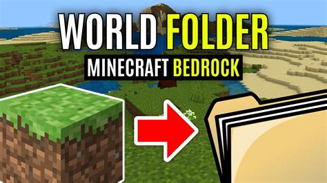 Can t find minecraft worlds folder bedrock. .  ...