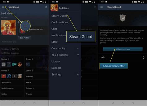 Can t login to steam mobile authenticator.  At the same time, enabling the...