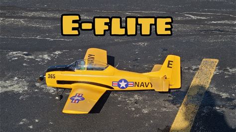 Can the E-flite T-28 Trojan 1.1m Handle 18 mph Wind? (LIVE)