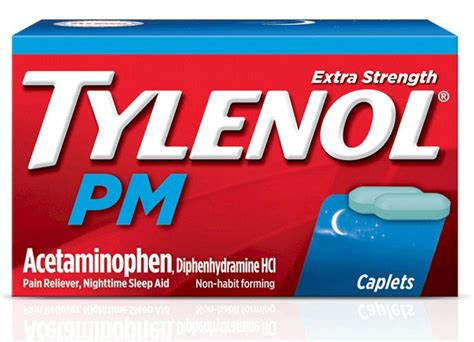 Daily alcohol use, especially when combined with acetaminophen, may damage your liver. Avoid alcohol. Avoid alcohol. How to use Tylenol PM Extra Strength 25 Mg-500 Mg Tablet Antihistamines. 