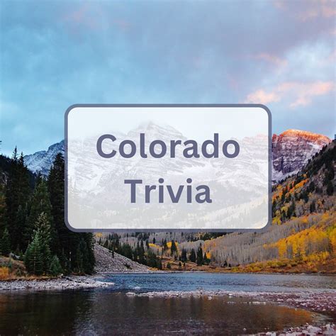 Can you answer these Colorado trivia questions?