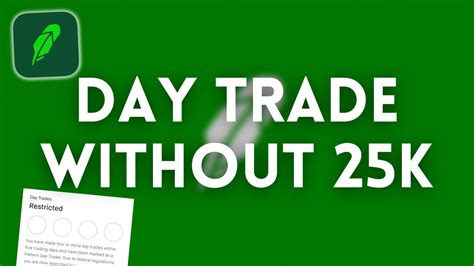 How to Daytrade Without $25,000. TLDR: Get a cash account. A lot of people complain about the 3 day trades per 5 trading days rule for accounts with less than 25K. Those …. 