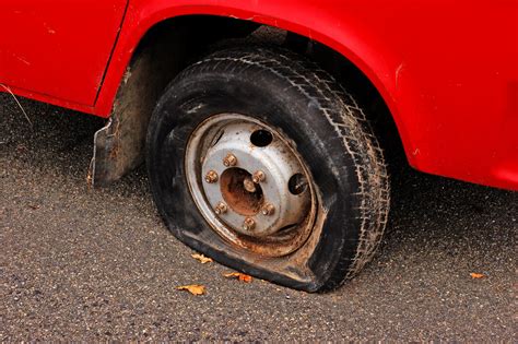 Can you drive on a flat tire. Here are 8 indicators you may need a new tire. The tire has a sudden loss of air and you drive on it flat. This can cause internal damage, which can’t be fixed. The sidewall has a puncture, a cut exposing the cord, or a visible bubble or bulge. The shoulder has damage (more than cosmetic), such as a small puncture. 
