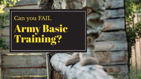 Can you fail basic Army training