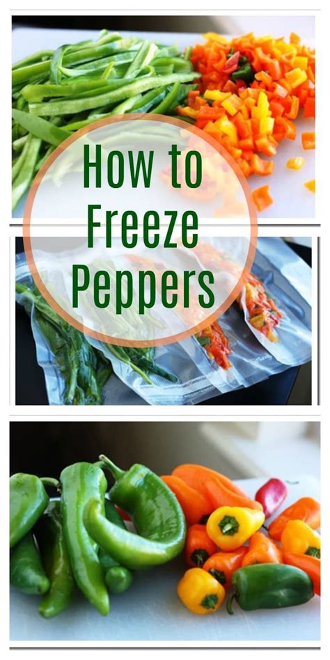 Can you freeze bell peppers. To freeze banana peppers, wash and stem them, remove the seeds and freeze them in a single layer on a tray. Once the peppers are frozen, store them in a seal-able freezer bag. To f... 